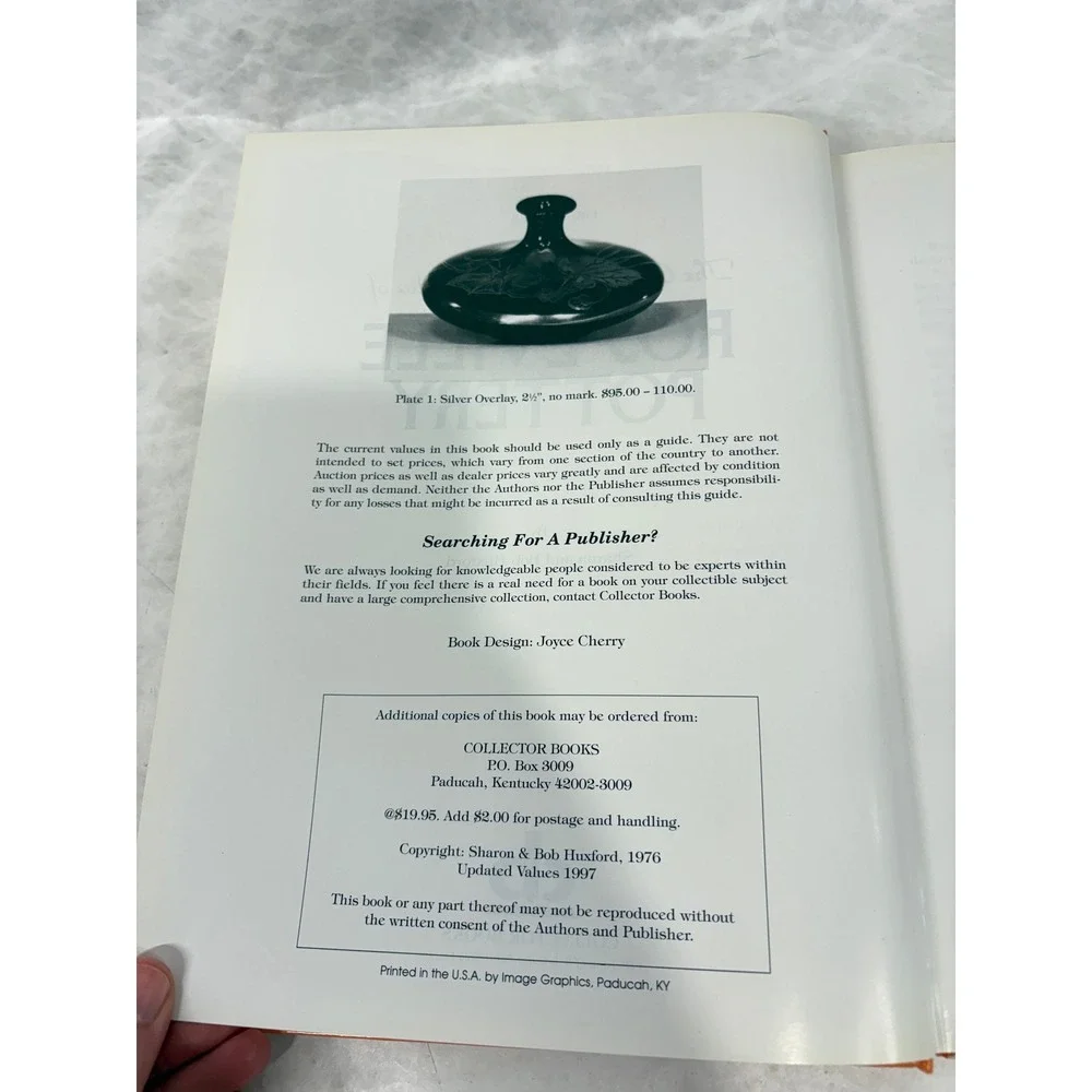 Collectors Encyclopedia of Roseville Pottery First Series Bob Huxford Book